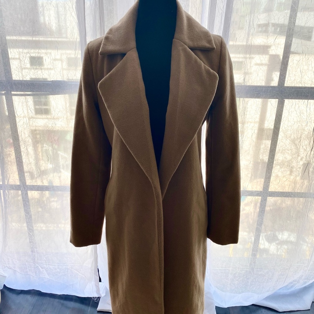 Missguided camel coat